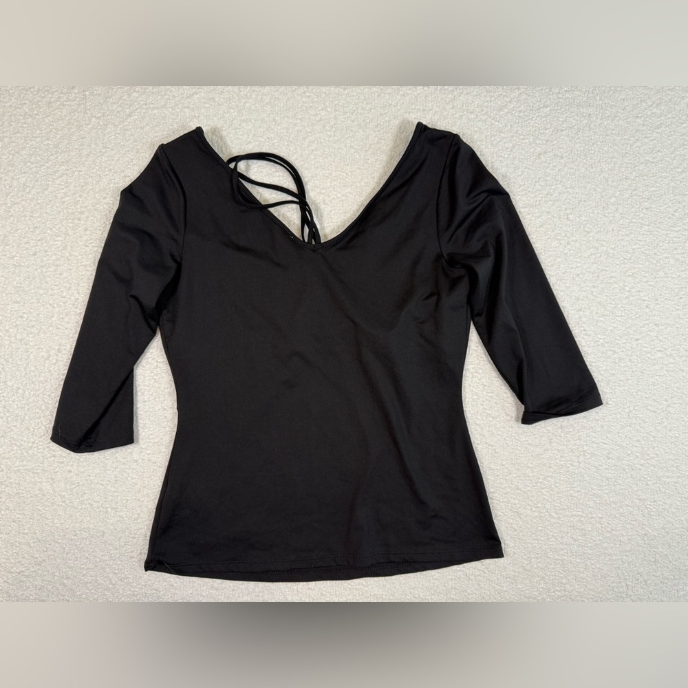 Boston proper black womens strappy top size small - Picture 2 of 6